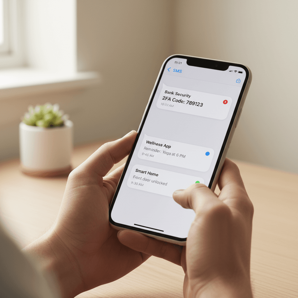 Smartphone screen displaying an incoming call with a finger hovering over the answer button
